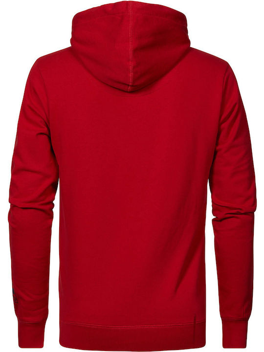 Sweatshirt with Hood Red
