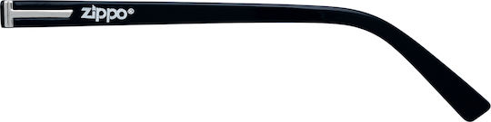 Zippo Men's Reading Glasses +2.00 in Black color 31Z-B20-BLK200