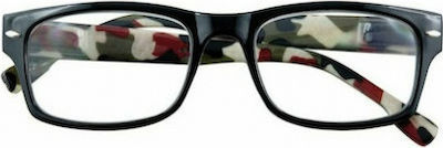 Zippo Unisex Reading Glasses +1.50 Black 31Z-B4-CAM150