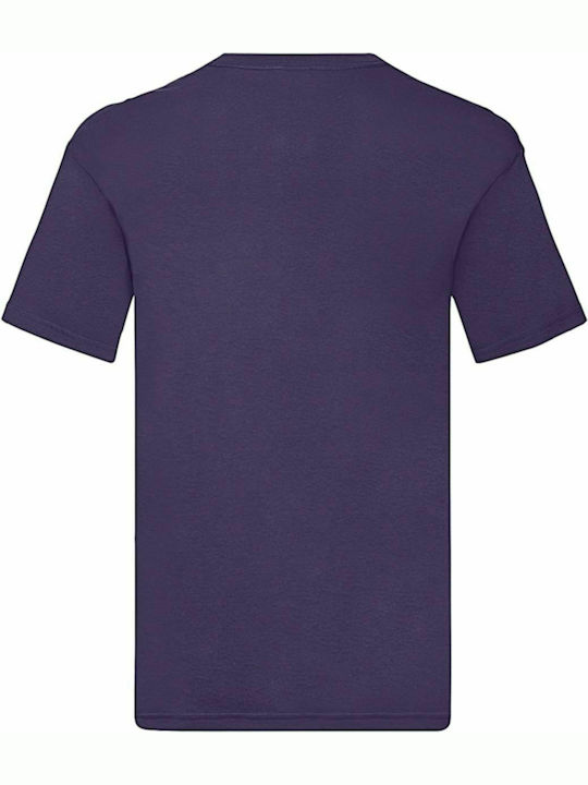 Fruit of the Loom Original T Bărbătesc Tricou Promotional Mânecă Scurtă în Violet Culore