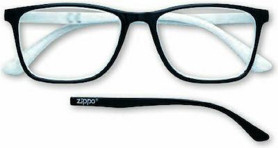 Zippo Lesebrille +3.00 in Schwarz Farbe 31Z-B22-WHI300