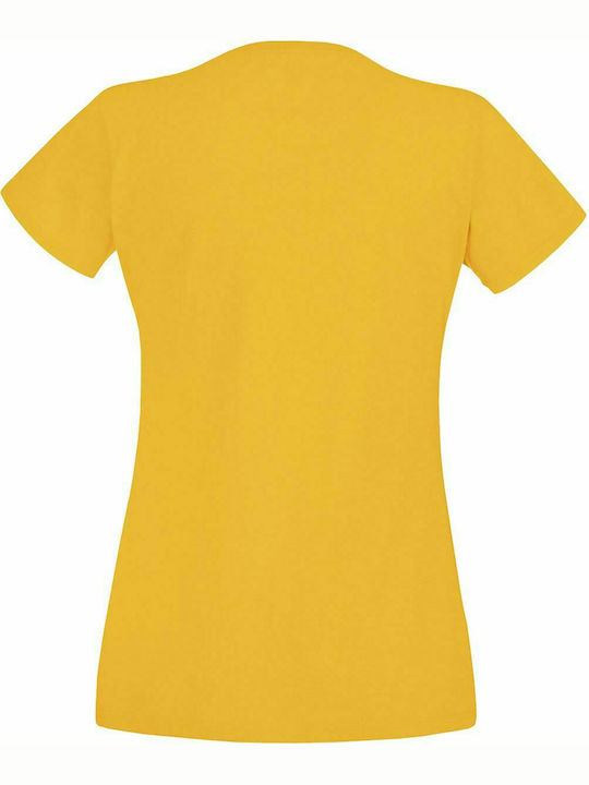 Fruit of the Loom Ladies Original T Femeiesc Tricou Promotional Mânecă Scurtă Floarea-soarelui