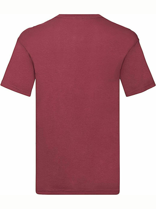 Fruit of the Loom Original T Men's Short Sleeve Promotional T-Shirt Brick Red