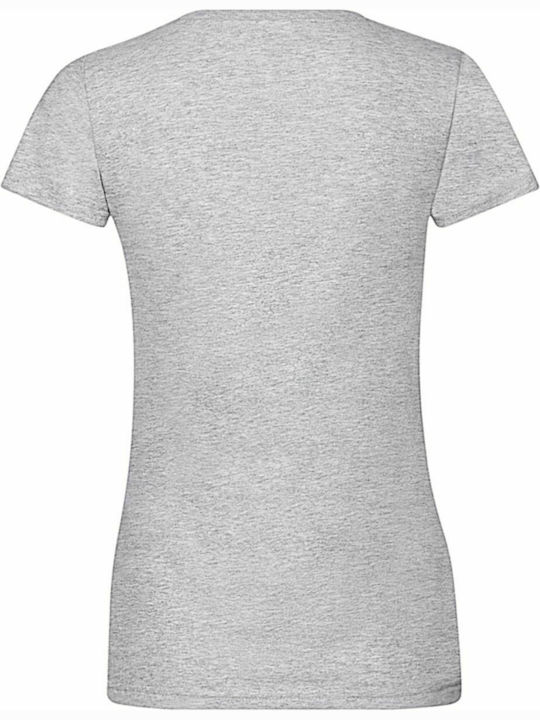 Fruit of the Loom Sofspun T Werbe-T-Shirt Heather grey