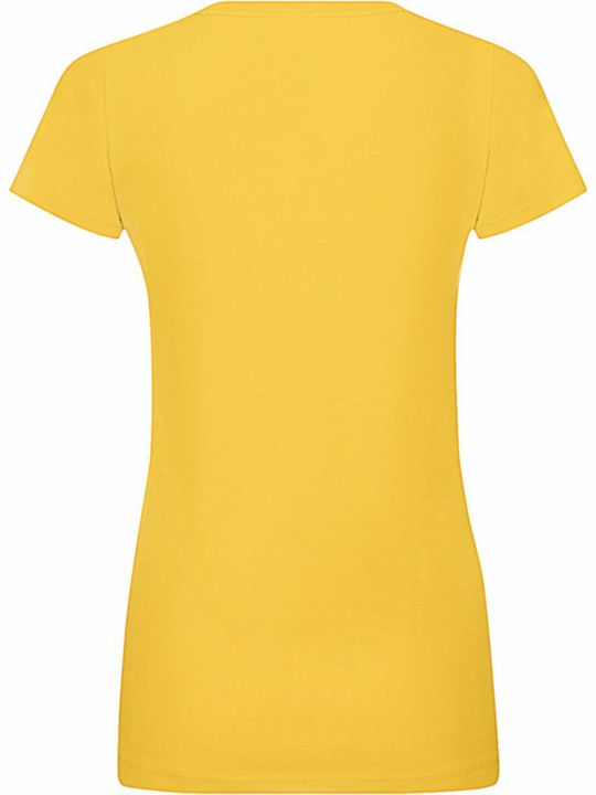 Fruit of the Loom Sofspun T Femeiesc Floarea-soarelui