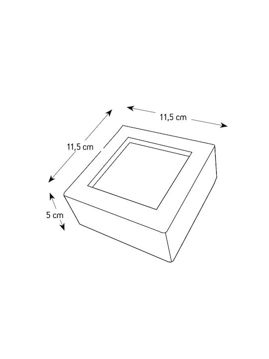 Arapidis Wall-Mounted Outdoor Ceiling Light GX53 IP65
