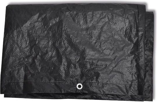 vidaXL Waterproof Dining Table Cover Black 112x112x98cm 2pcs