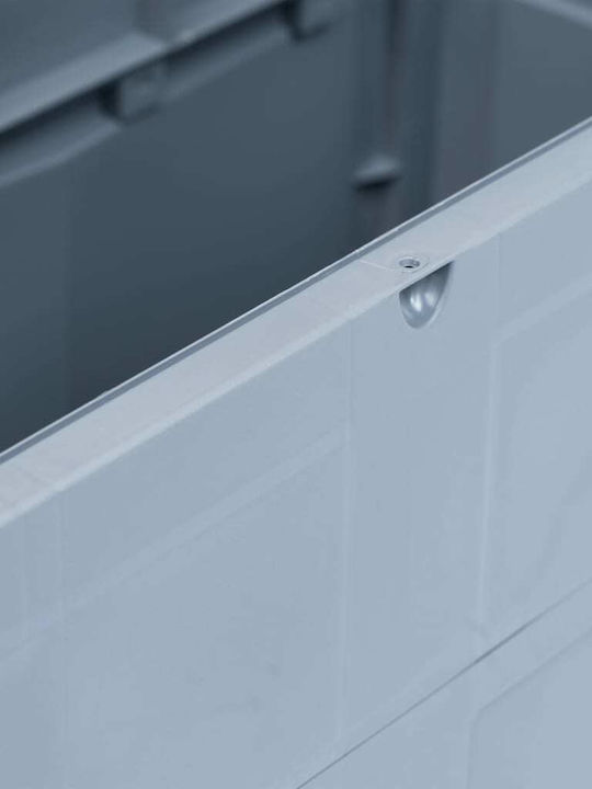 vidaXL Outdoor Storage Box 320lt Gray L119xW46xH60cm