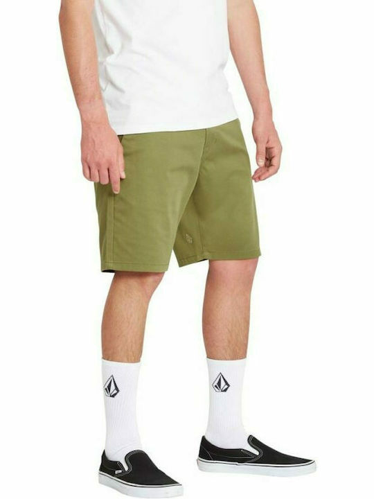 Frickin Modern Stretch Herrenshorts Chino Grün