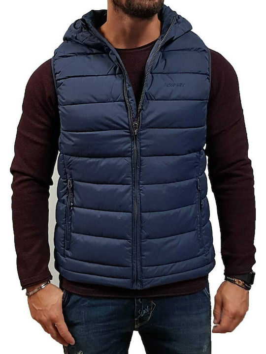 Αμάνικο Μπουφάν Puffer Μπλε