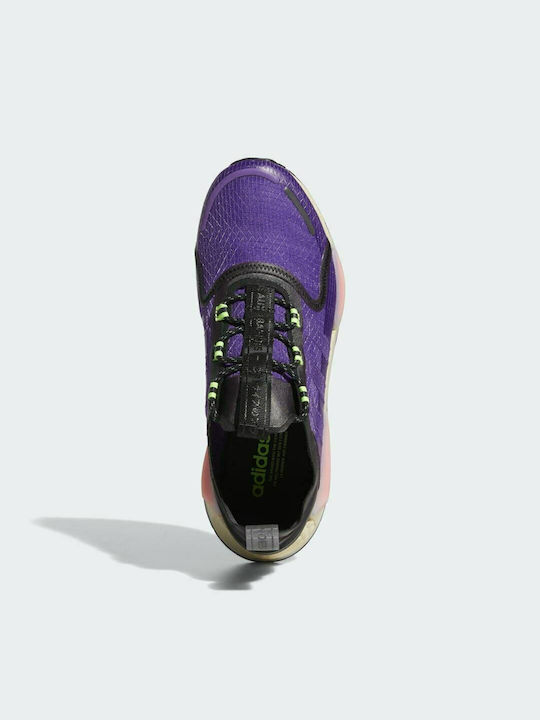 Nmd_V3 Мъжки Сникърси Активно Лилаво / Основно Черно / Сигнално Зелено