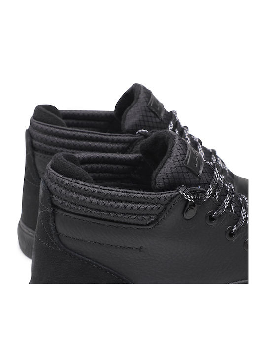 Leder Schwarz Herrenstiefel