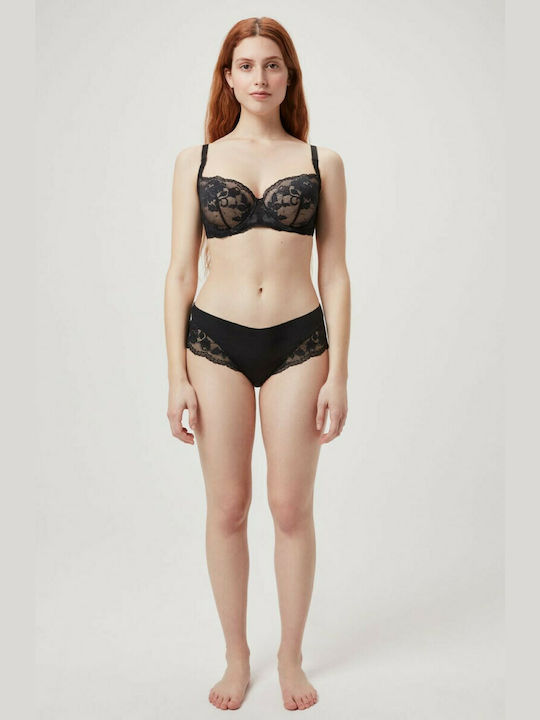 Bra with Light Padding Underwire Black