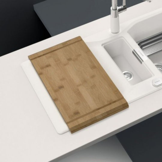 Schock Rectangular Wooden Chopping Board Beige 54x30cm