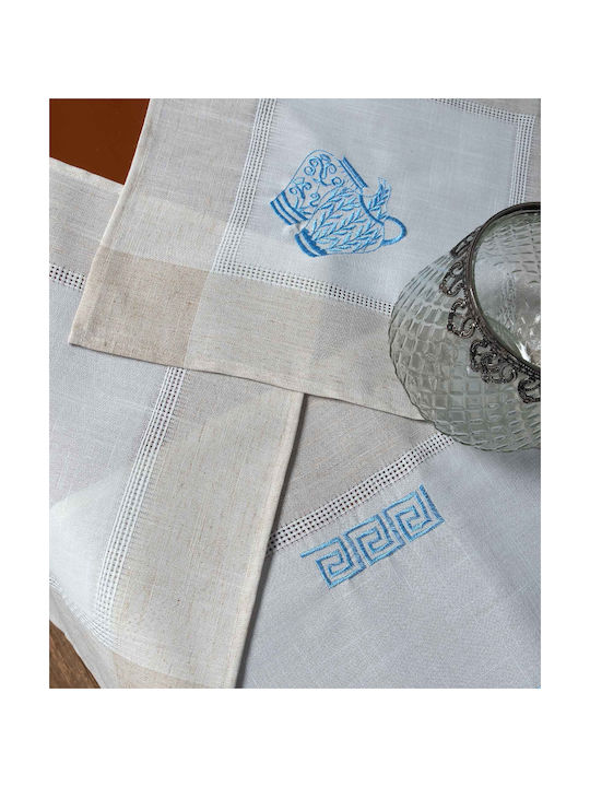 Silk Fashion Σουπλά Υφασμάτινο Μπεζ 35x50cm 12τμχ