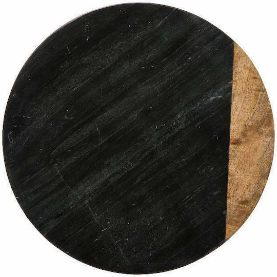 Atmosphera Marble Πλατώ Σερβιρίσματος Πίτσας Περιστρεφόμενο Ξύλινο 30x30εκ.