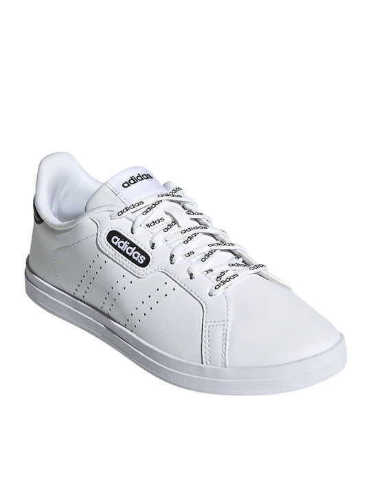 Adidas Courtpoint Wohnung Sneakers Cloud White / Core Black