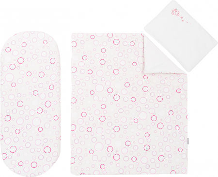 Kikka Boo Set Für Wiege Circles Rosa 6Stück Kikka Boo Set Für Wiege Circles Rosa 6Stück