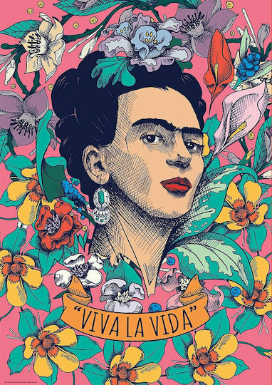 Viva la Vida Frida Kahlo Puzzle 2D 500 Pieces