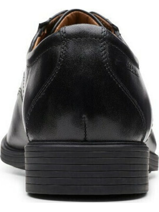 Whiddon Plain Men's Leather Dress Shoes Black