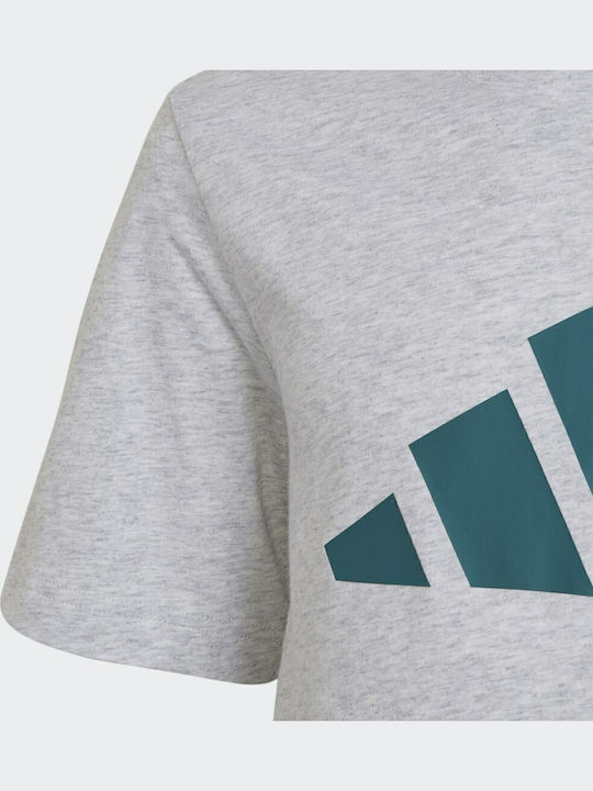 Tricou pentru copii Gri Future Icons 3 Stripes
