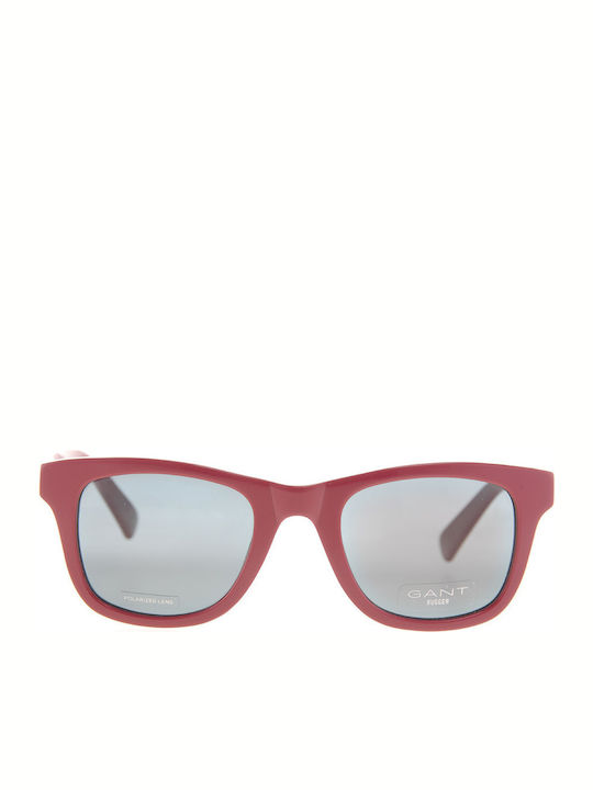 Gant Wolfie Women's Sunglasses with Red Plastic Frame and Gray Lens RD3P