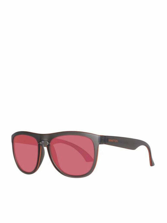 Benetton Herren Sonnenbrille mit Schwarz Kunststoff Gestell BE993S 02