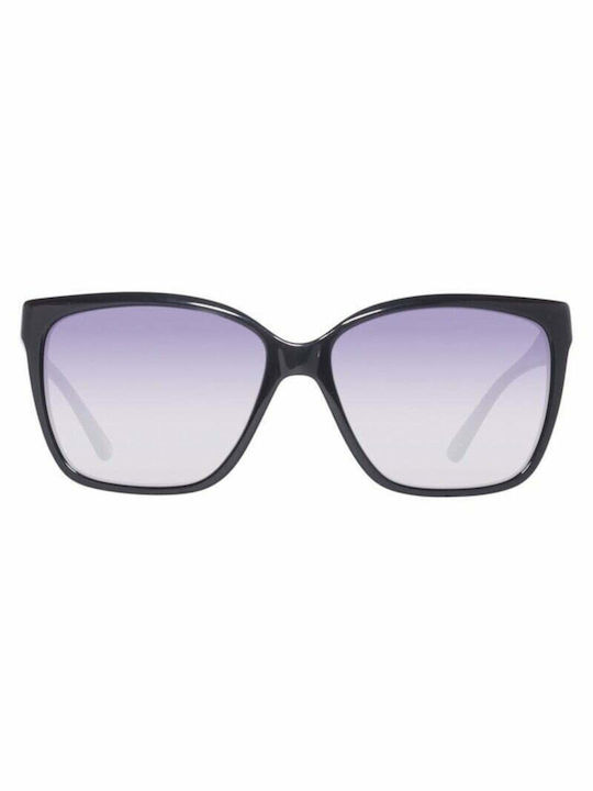 Gant Women's Sunglasses with Black Plastic Frame and Purple Gradient Lens GA8027 01C