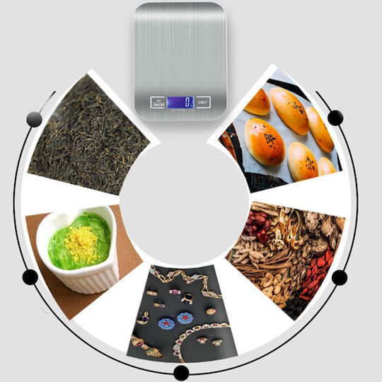 Arrango AB76298 Digitale Küchenwaage bis 5kg Inox