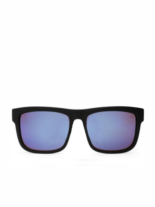 Spy Bărbătești Ochelari de soare cu Negru Cadru și Albastru Polarized Oglindă Lentilă 673119374280