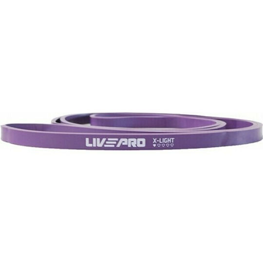 Live Pro XL Resistance Band Loop Very Light Purple 2.08m