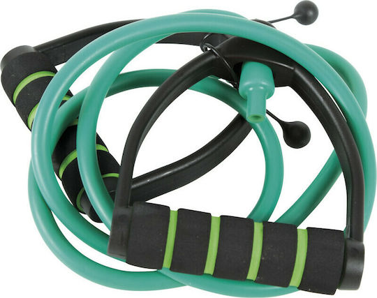 AMILA Resistance Band Gymtube Moderate with Handles Green 1.4m