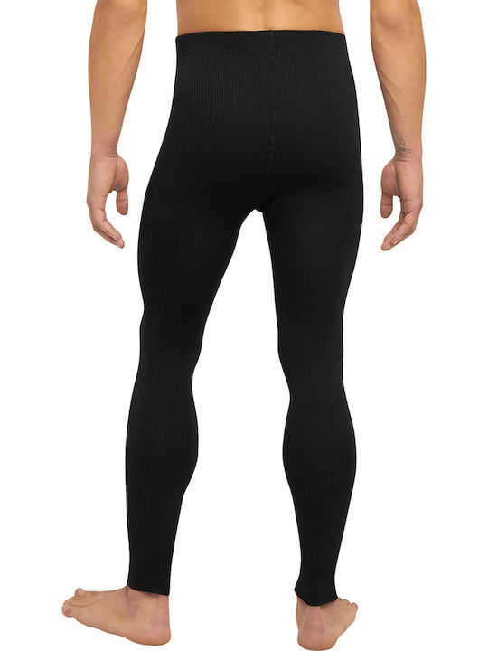 Thermowave Original Ανδρικό Ισοθερμικό Παντελόνι Μαύρο