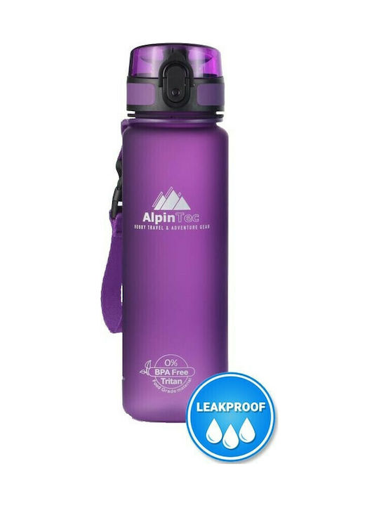 AlpinPro Παγούρι Πλαστικό 500ml Μωβ AlpinPro Παγούρι Πλαστικό 500ml Μωβ