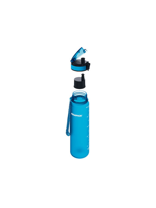 Aquaphor City Filter Bottle with Mouthpiece and Filter 500ml Blue