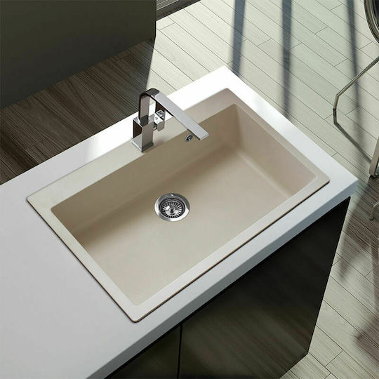 Duralit KZ075U Ένθετος από Συνθετικό Γρανίτη Μ76xΠ50cm Beige Avena