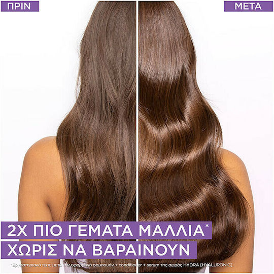L'Oreal Paris Elvive Hydra Hyaluronic Σαμπουάν Ενυδάτωσης για Όλους τους Τύπους Μαλλιών 400ml