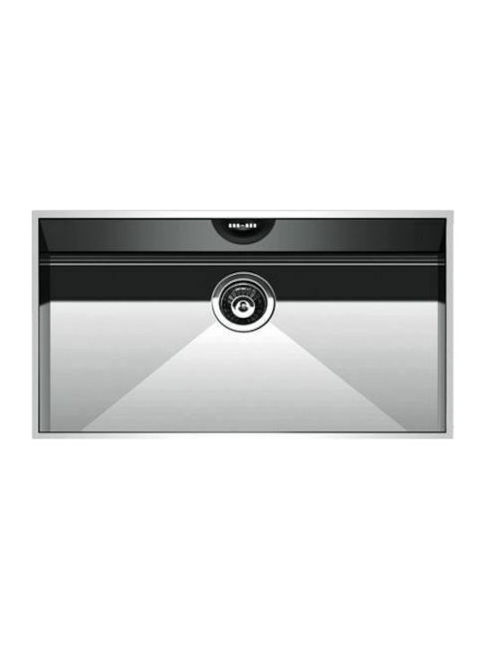Apell Amalthea 7472 Υποκαθήμενος Νεροχύτης Inox Σατινέ Μ74xΠ41.8cm Ασημί