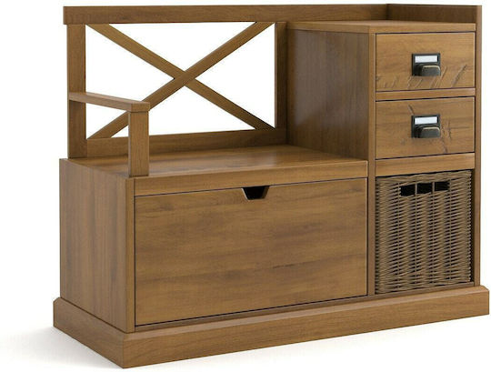 Lindley Mobilier de Intrare cu Dulap pentru Pantofi & Bancă 100x43x78buc