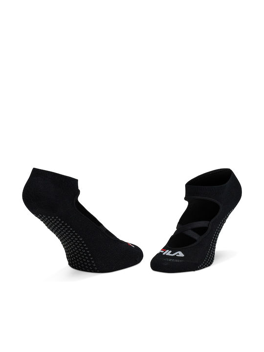 FILA Yoga Pilates Ghost Abs Yoga/Pilates Socks Black 1 Pair