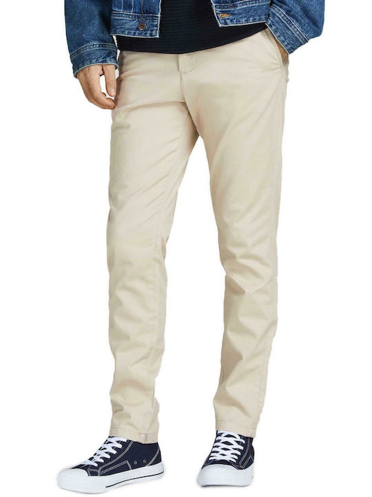 Marco Hose Chino Elastisch in Schlanker Passform Beige