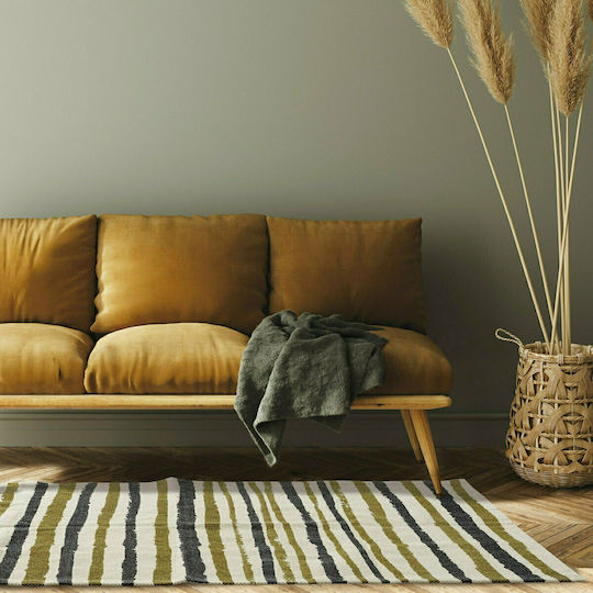 Das Home 7015 Teppich Rechteckig Synthetisch,Polyester/Cotton/Leather Beige