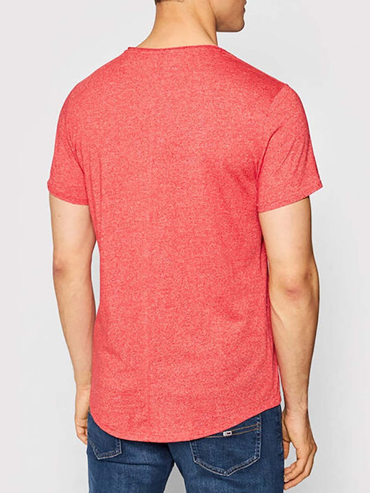 Tommy Hilfiger Herren T-Shirt Kurzarm Rot
