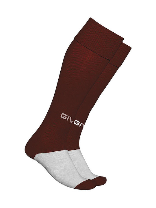 Givova Football Socks Burgundy 1 Pair