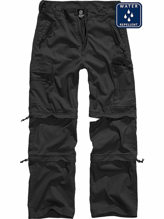 Savannah Trousers Cargo in Loose Fit Black