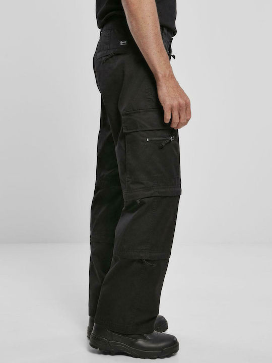 Savannah Trousers Cargo in Loose Fit Black