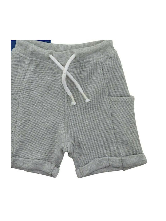 Funky Kinder Set mit Shorts Sommer 2Stück Blau