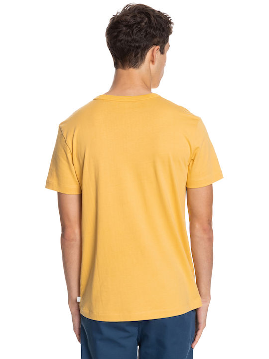 Quiksilver T-shirt Bărbătesc cu Mânecă Scurtă Galben