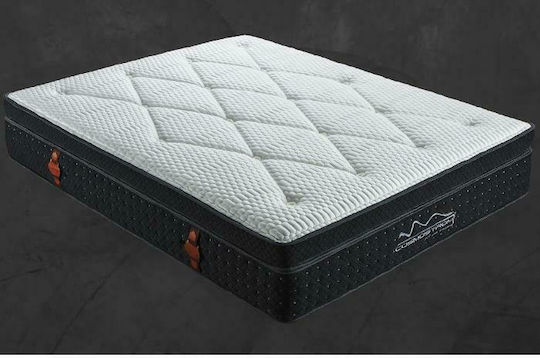 Cosmostrom Ocean Queen Anatomic Saltea Spumă de memorie / Spumă 160x210x36cm cu Suprapozabil