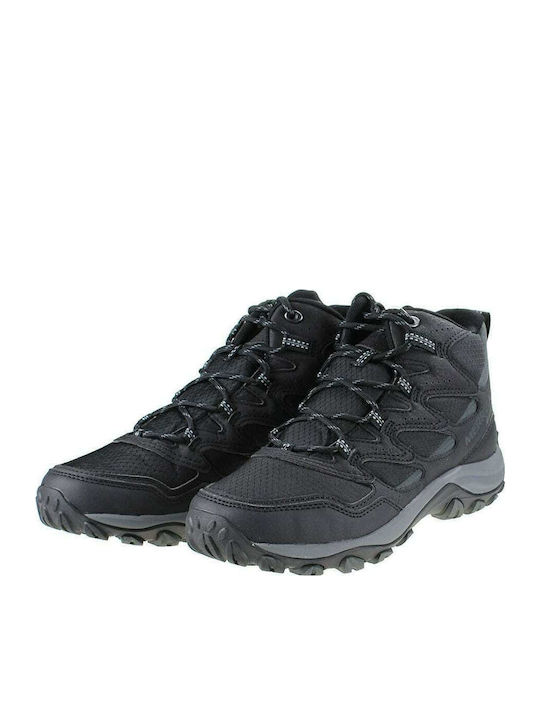 Merrell West Rim GTX Ανδρικά Ορειβατικά Μποτάκια Αδιάβροχα με Μεμβράνη Gore-Tex Μαύρα